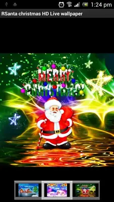 Santa christmas HD Live wallpaper android App screenshot 0